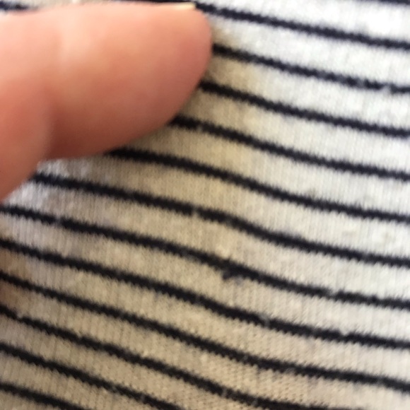 Brandy Melville navy and white striped alien tee nautical, preppy, comfy - Picture 6 of 7